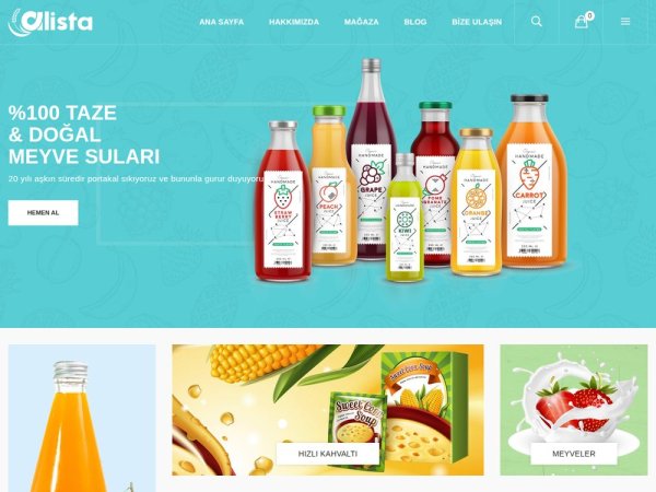 Alista - OpenCart Genel Teması