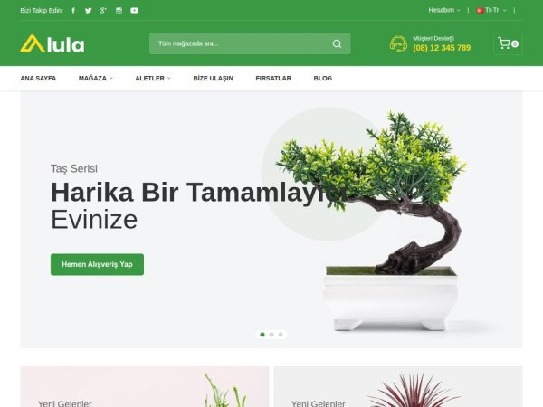 Alula - OpenCart Çok Amaçlı Teması