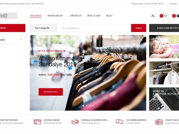 Antomi - OpenCart Çok Amaçlı Teması