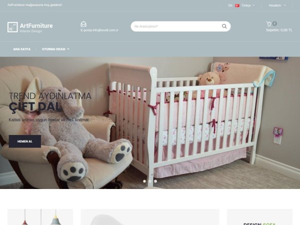 Artfurniture - OpenCart Mobilya Teması