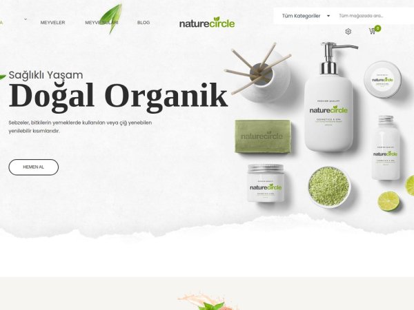 Naturecircle - OpenCart Organik Teması