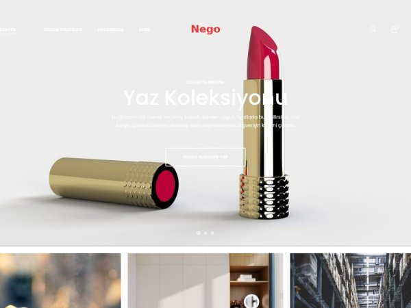 Nego - OpenCart Minimal Teması