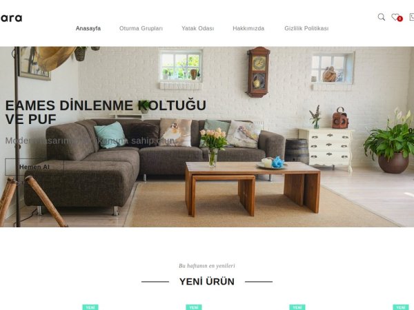 Nevara - OpenCart Mobilya Teması