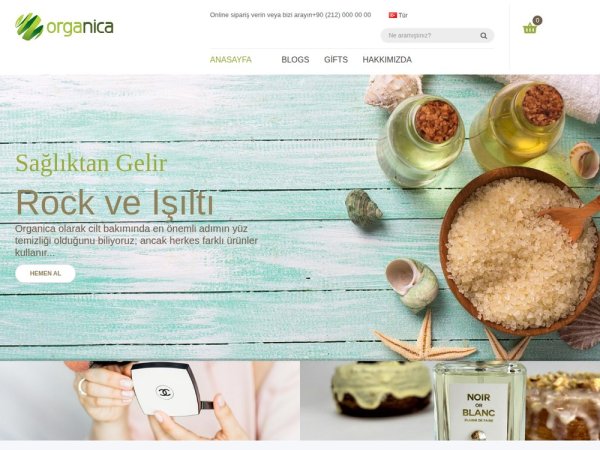 Organica - OpenCart Kozmetik Teması