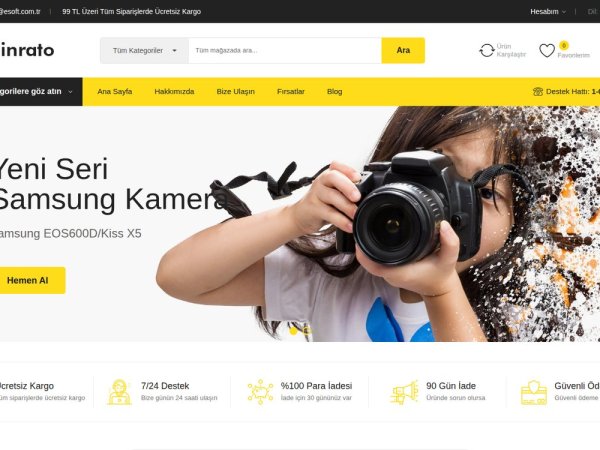 Sinrato - OpenCart Mega Mağaza Teması