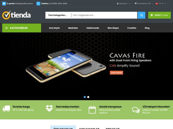 Tienda - OpenCart Teknoloji Teması