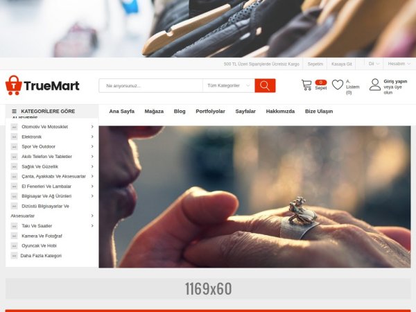 Truemart - OpenCart Mega Mağaza Teması