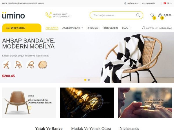 Umino - OpenCart Elektronik Teması