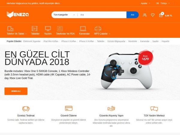 Venezo - OpenCart Teknoloji Teması