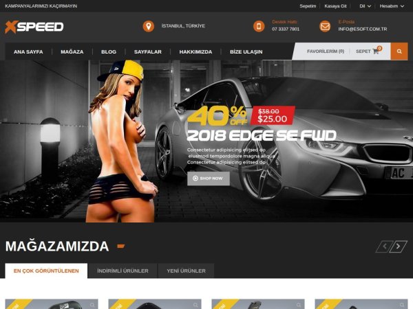 Xspeed - OpenCart Oto Aksesuar Teması
